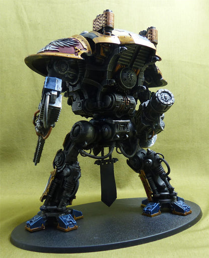 Imperial Knight with Forgeworld Shoulder Pads painted - Warhammer 40K #ZC