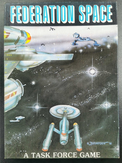 Star Trek: Federation Space Vintage Board Game - Task Force Games #12