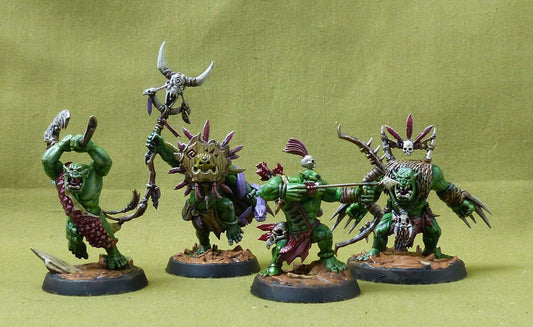 Hedkrakka's Madmob painted - Skaven - Warhammer Underworlds #64C