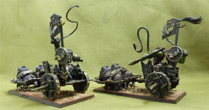 Orc Boar Chariots painted - Orcs and Goblins - Warhammer Old World #FP