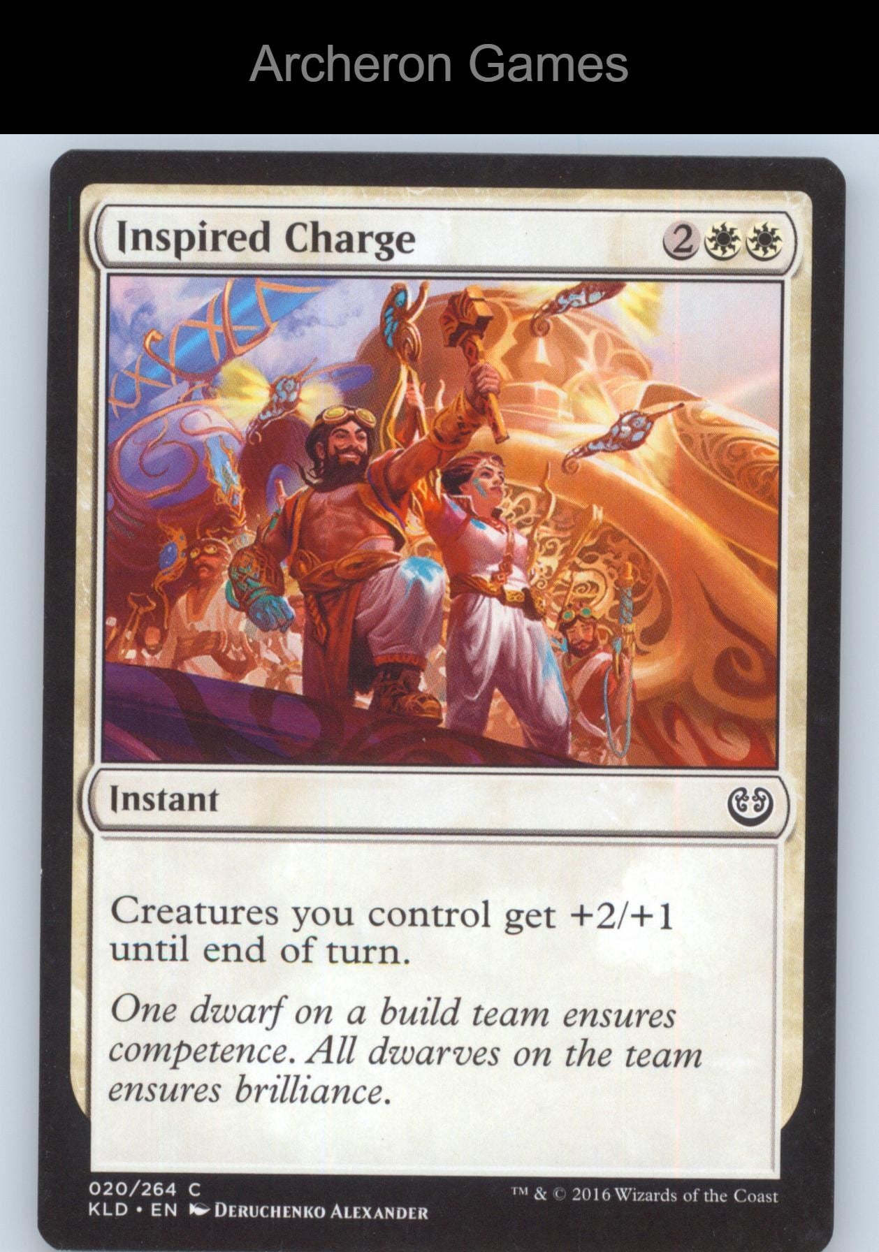 Inspired Charge 20 C MTG Card Kaladesh