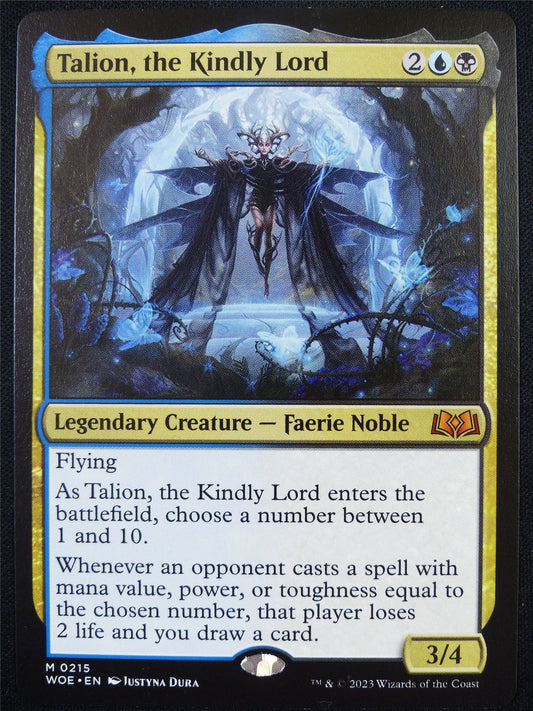 Talion the Kindly Lord - WOE - Mtg Card #ZX