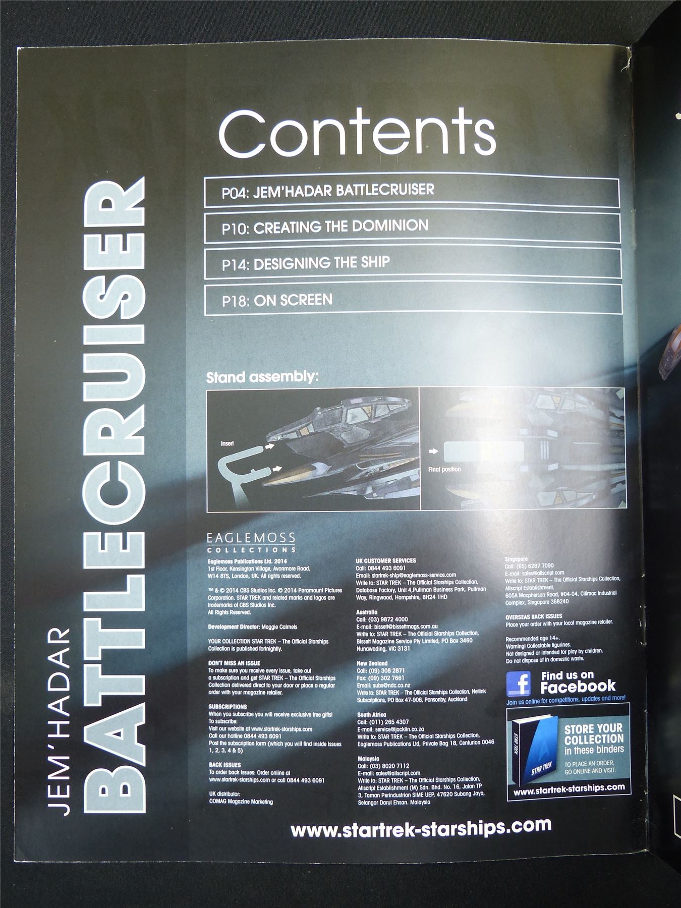 Star Trek The official Starships Collection #13 - Eaglemoss Magazine #2WX