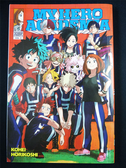 MY Hero Academia volume 4 - Shonen Jump Manga #1WA