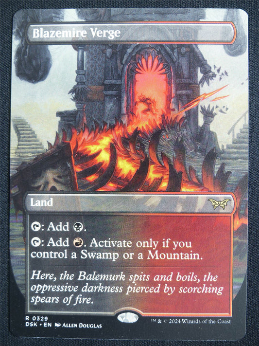 Blazemire Verge Borderless - DSK - Mtg Card #3GQ