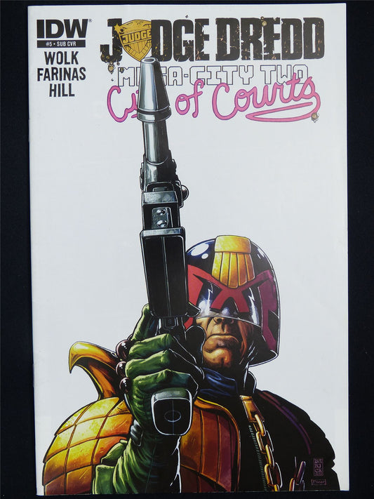 JUDGE Dredd: Mega-City Two: City of Courts #5 - IDW Comic #1O6