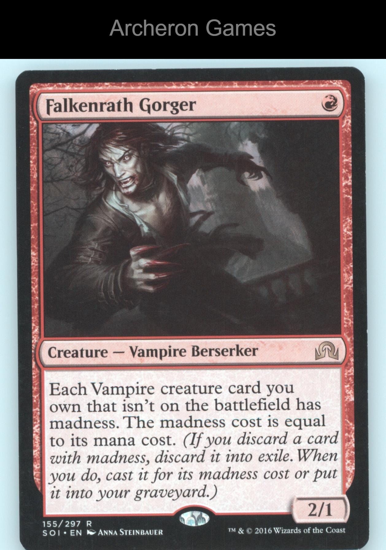 Falkenrath Gorger 155 R MTG Card Shadows over Innistrad