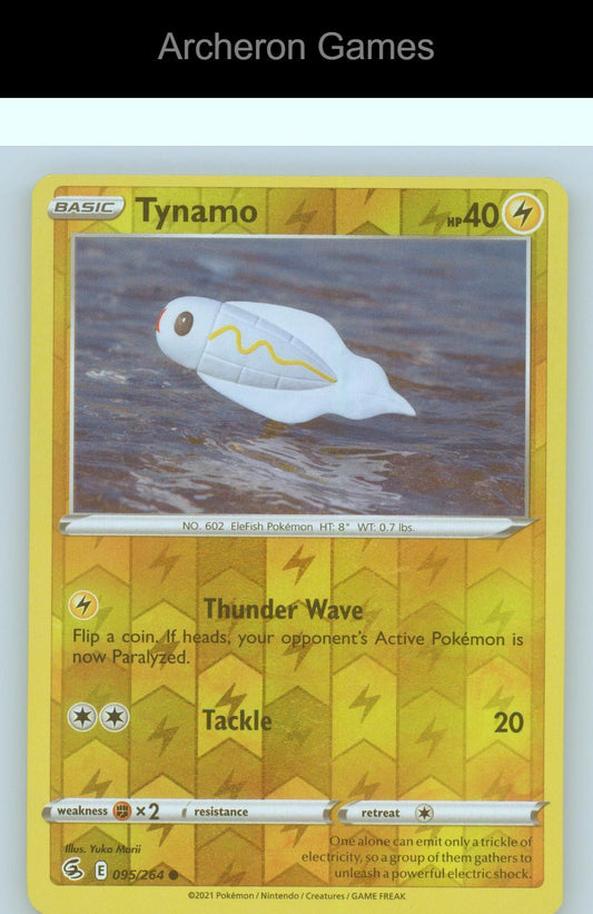 Pokemon Card Tynamo FST 095/264 C Fusion Strike Reverse Holo