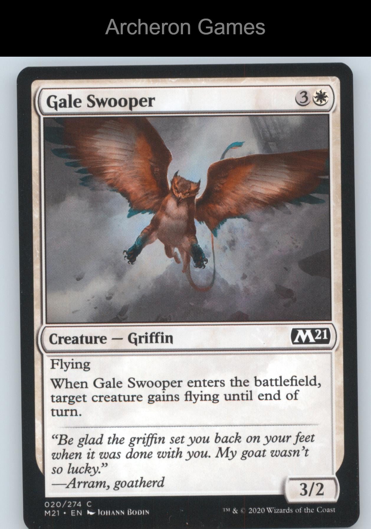 Gale Swooper 20 C MTG Card Core Set 2021
