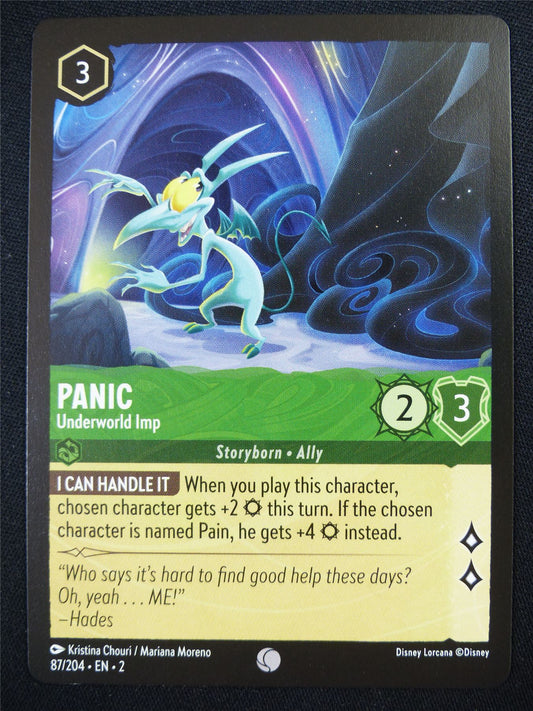 Panic Underworld Imp 87/204 - Lorcana Card #4R2