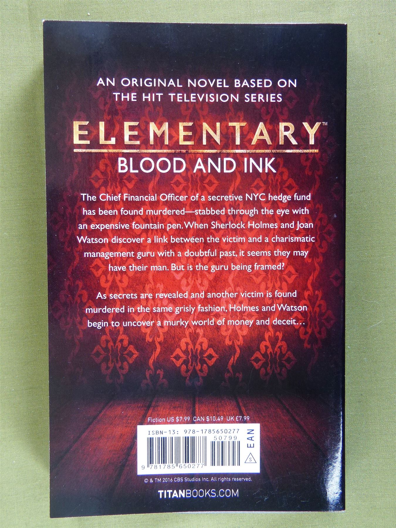 Elementary Blood And Ink - Book Softback #7