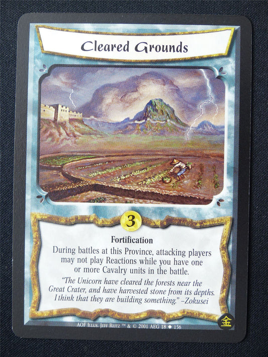 Cleared Grounds - AOF - Legend of the Five Rings L5R Card #126