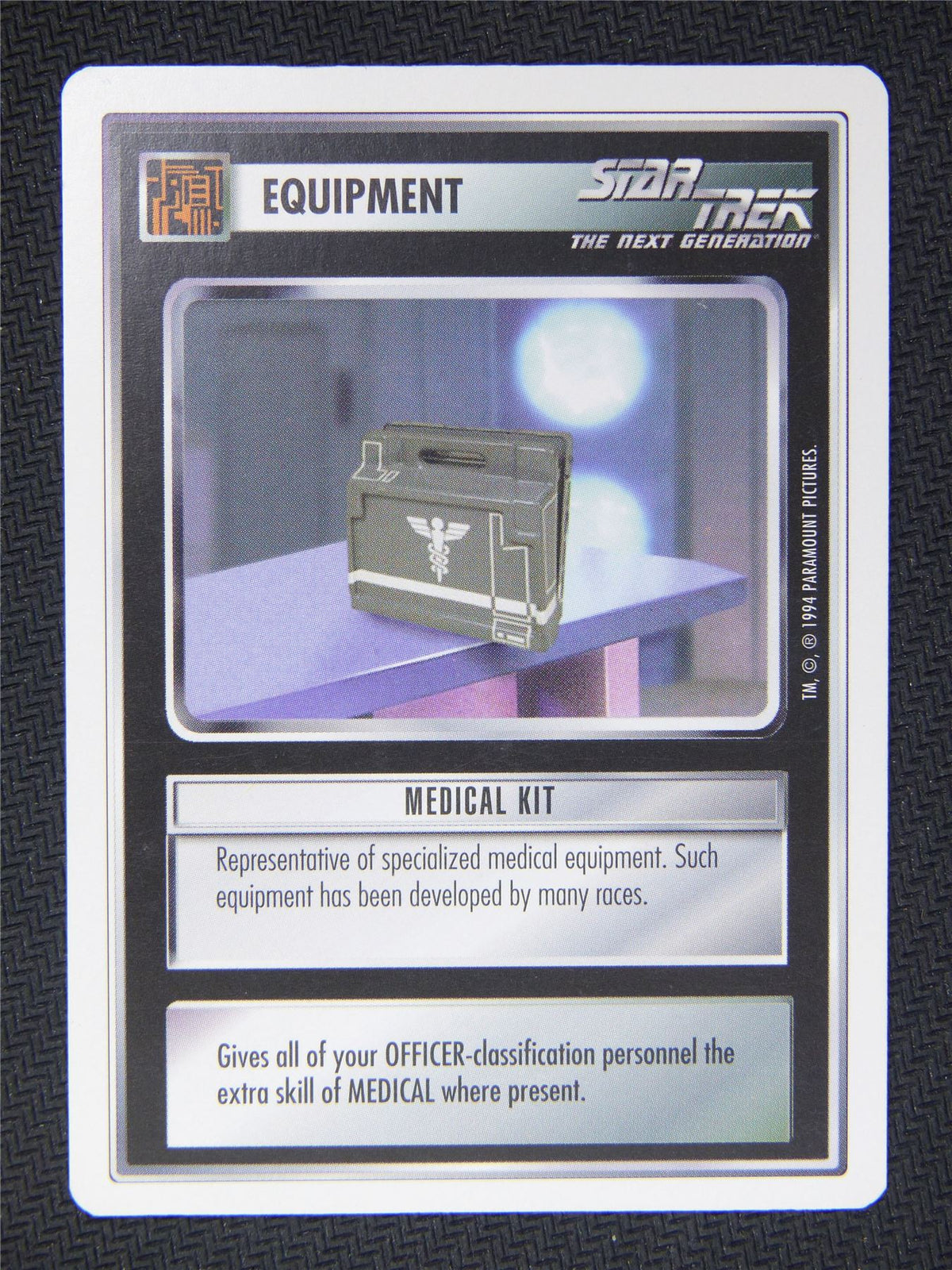 Equipment Medical Kit - Star Trek Next Gen Card #4R9
