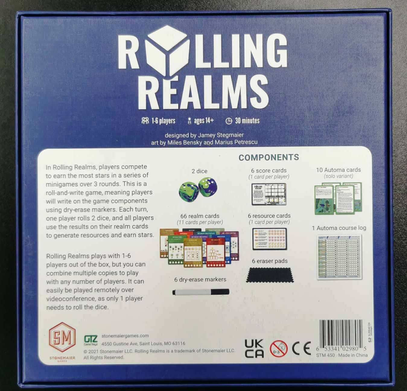 Rolling Realms - Board Game #6WR