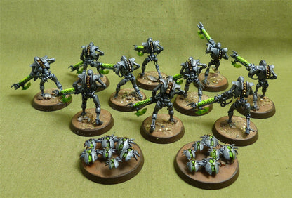 Necron Warriors painted - Necrons - Warhammer 40K #2DO
