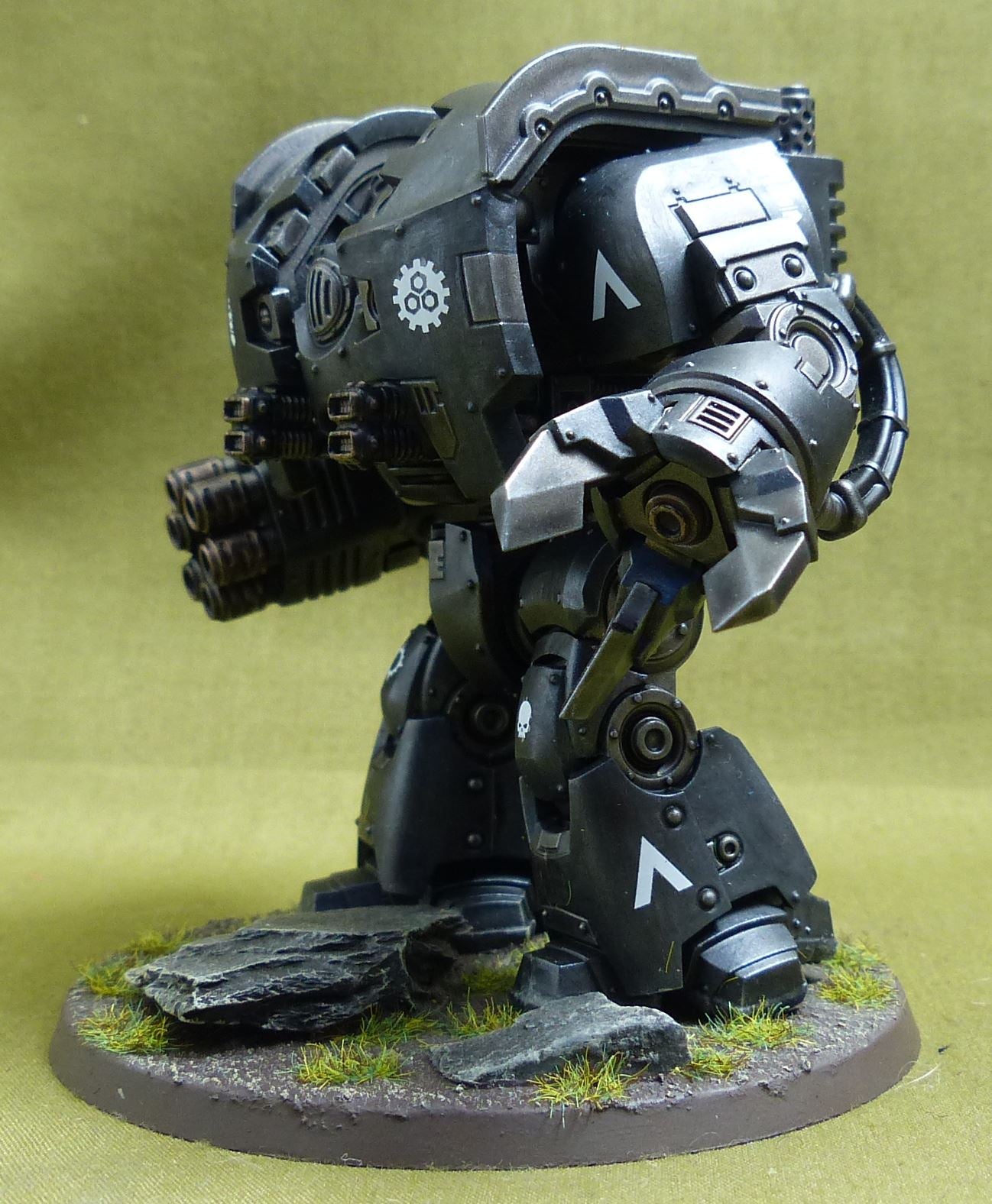 Leviathan Siege Dreadnought painted - Iron Hands - Warhammer Horus Heresy #2Q3
