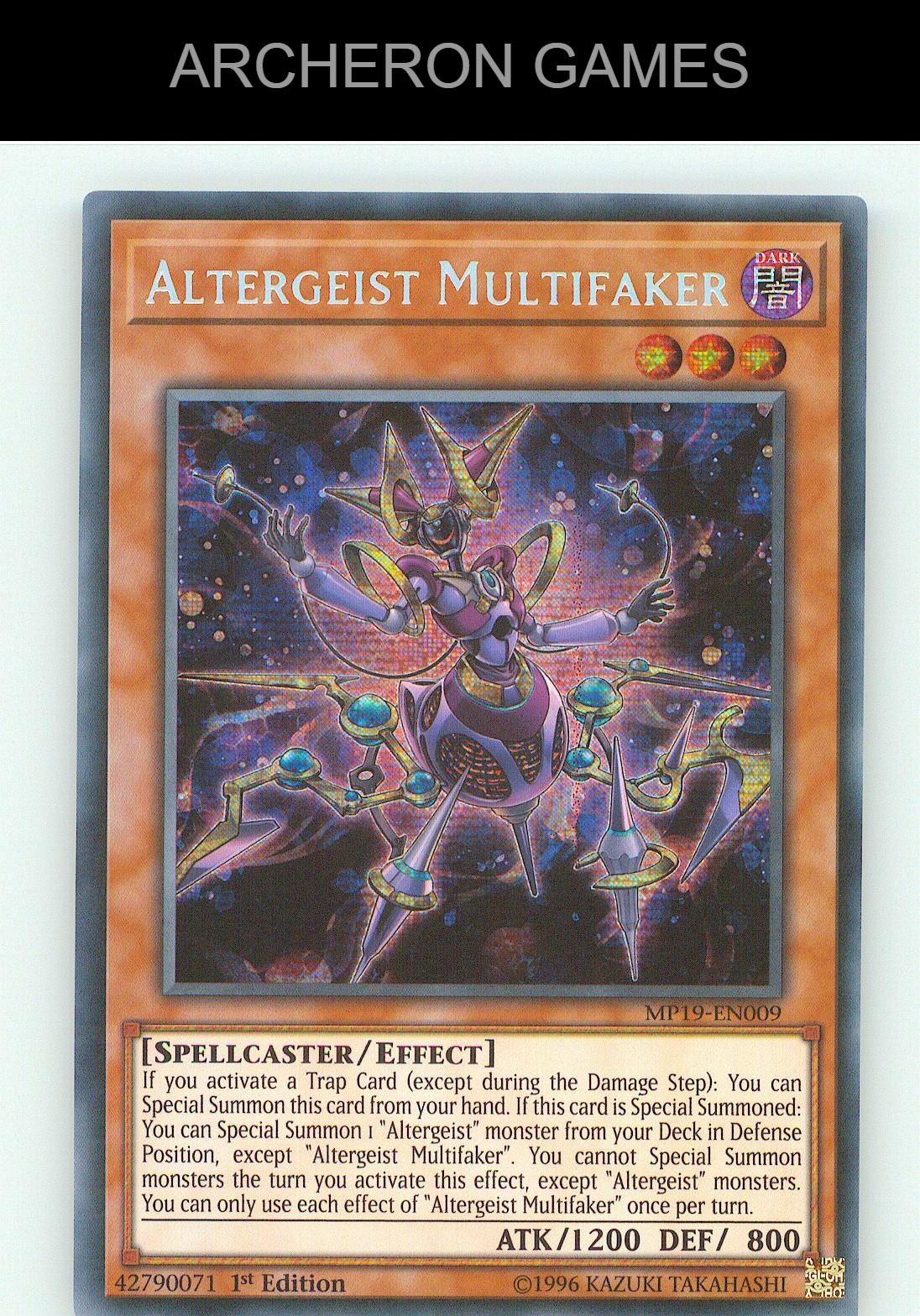 Altergeist Multifaker SEC YUGIOH Card