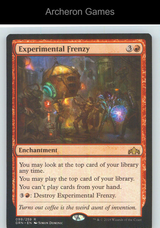 Experimental Frenzy GRN 99 R MTG Card NM/EX+