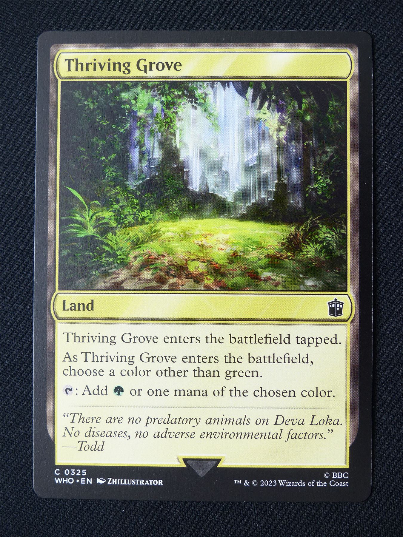 Thriving Grove - WHO - Mtg Card #993