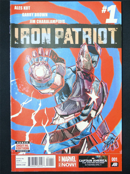 IRON Patriot #1 - B&B Marvel Comic #QO