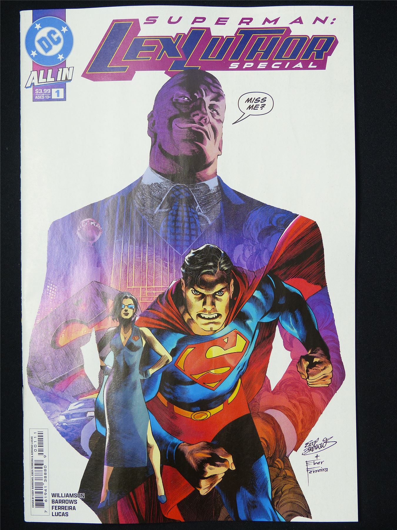 SUPERMAN: Lex Luthor Special #1 - B&B Mar 2025 DC Comic #87V