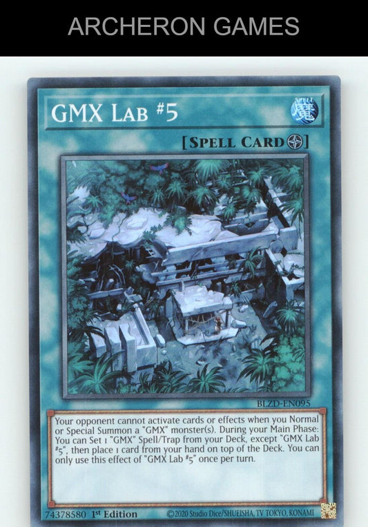 GMX Lab #5 SR YUGIOH Card