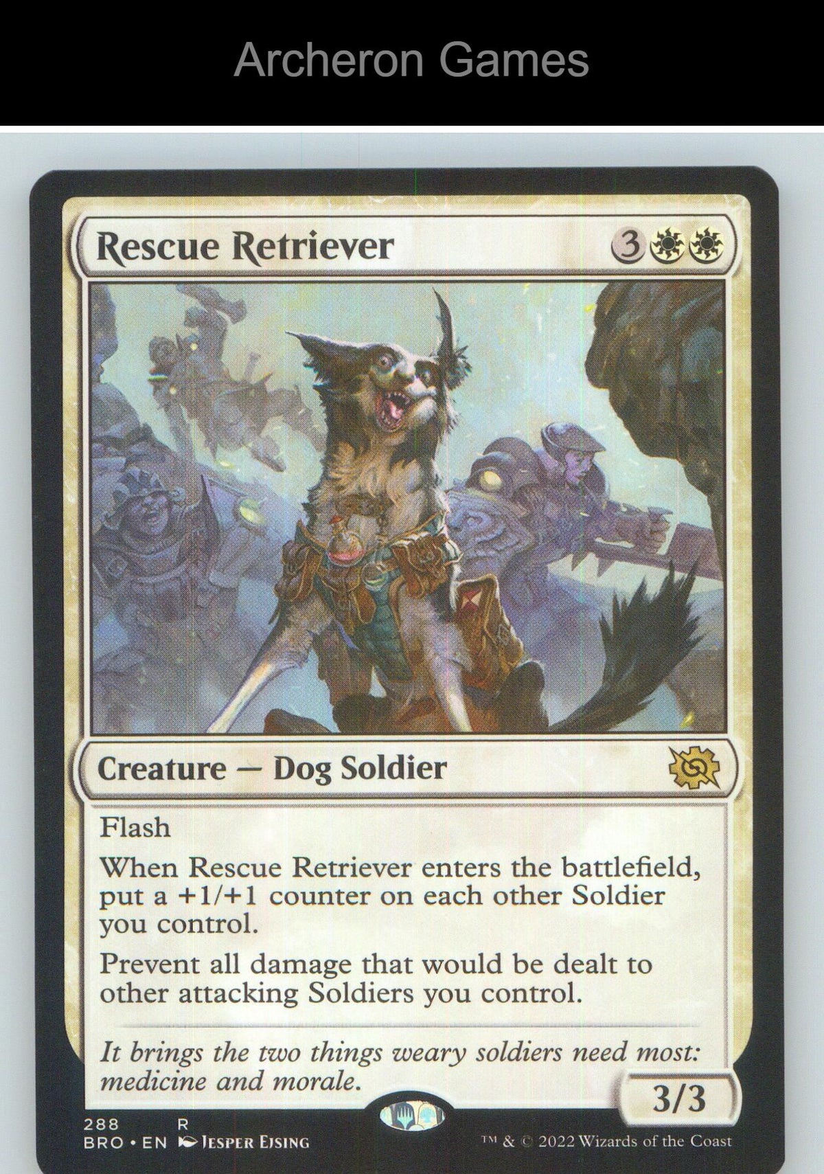 Rescue Retriever BRO 288 R MTG Card NM/EX+