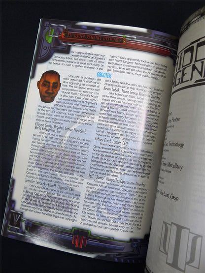 Hidden Agenda: Sourcebook for Trinity Booklet - Roleplay Softback #2UR