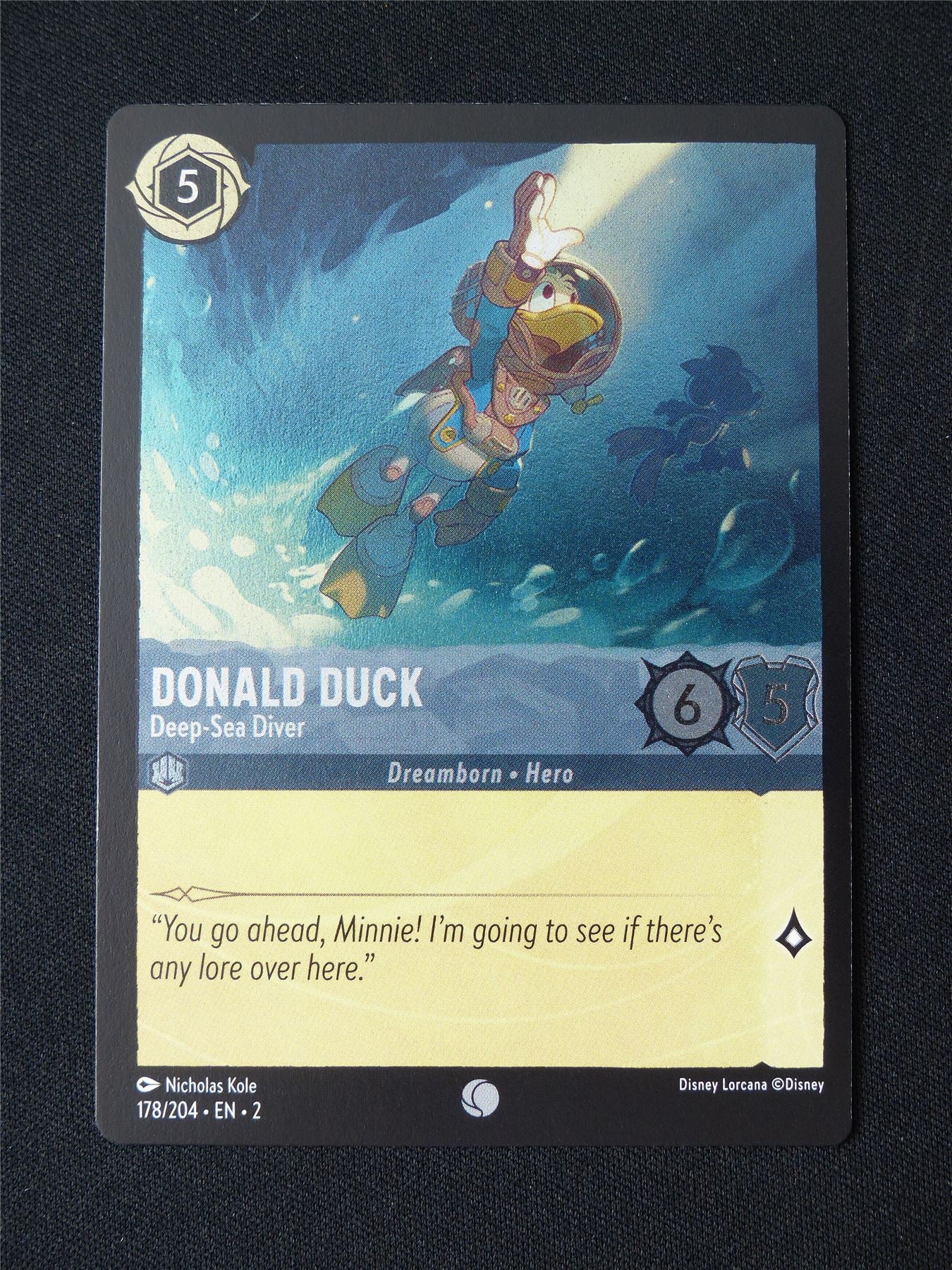 Donald Duck 178/204 Foil - Lorcana Card #3D7