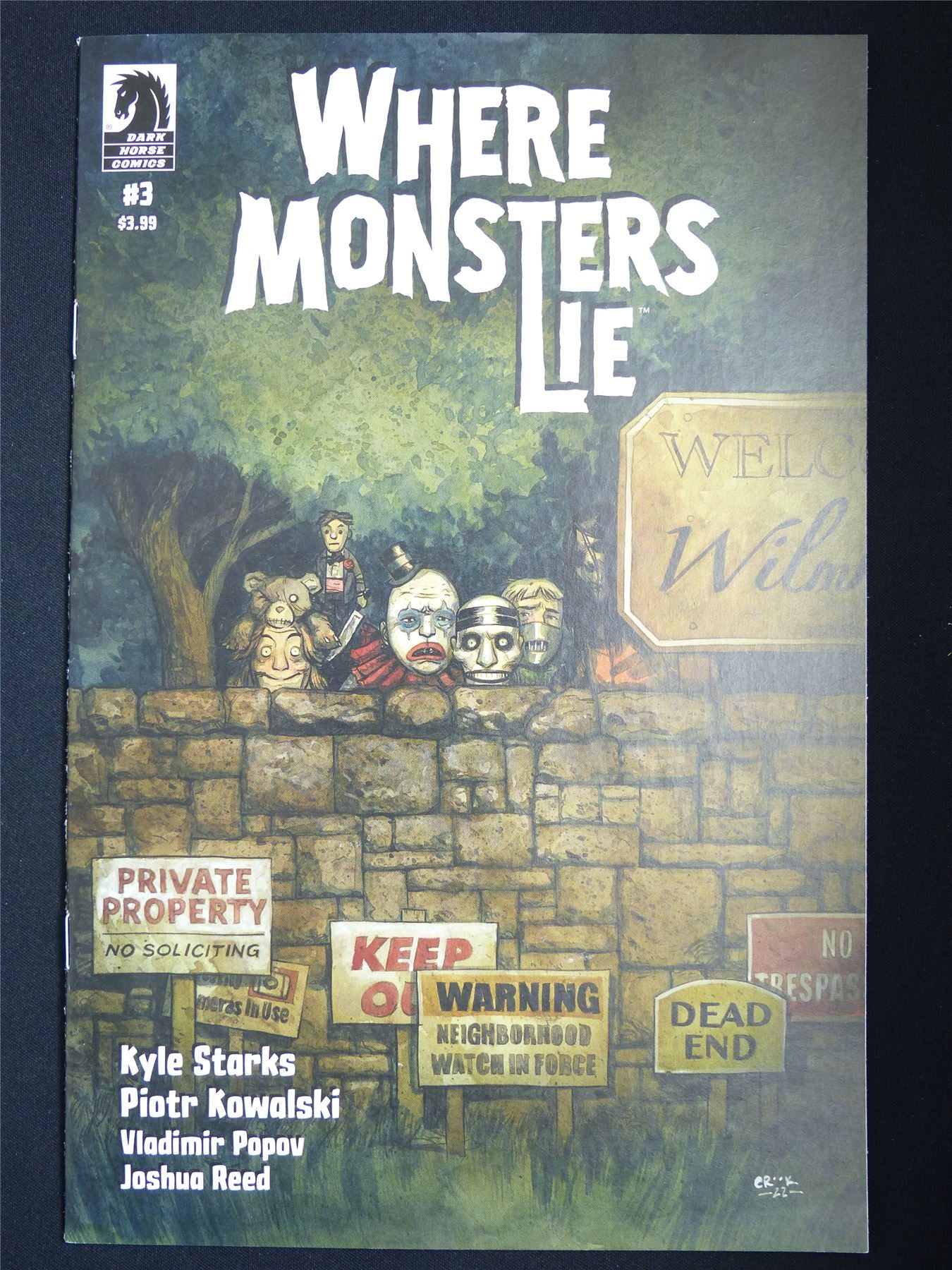 WHERE Monsters Lie #3 - Dark Horse Comic #6K6