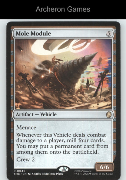 Mole Module TMC 40 R MTG Card Commander: Teenage Mutant Ninja Turtles