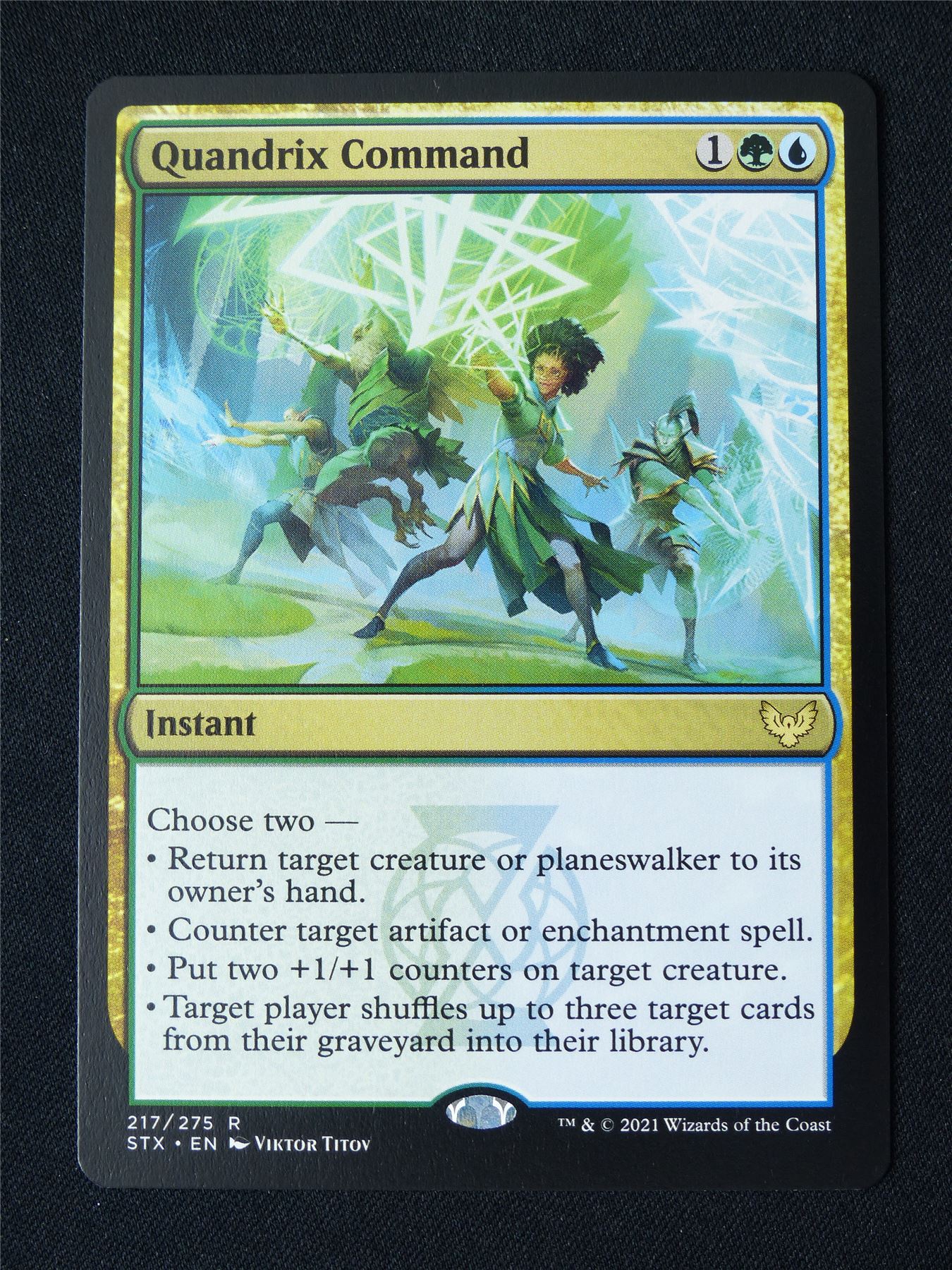 Quandrix Command - STX - Mtg Card #4J7