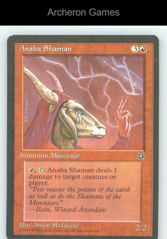 Anaba Shaman [Version 2] HML 86 C MTG Card NM/EX+