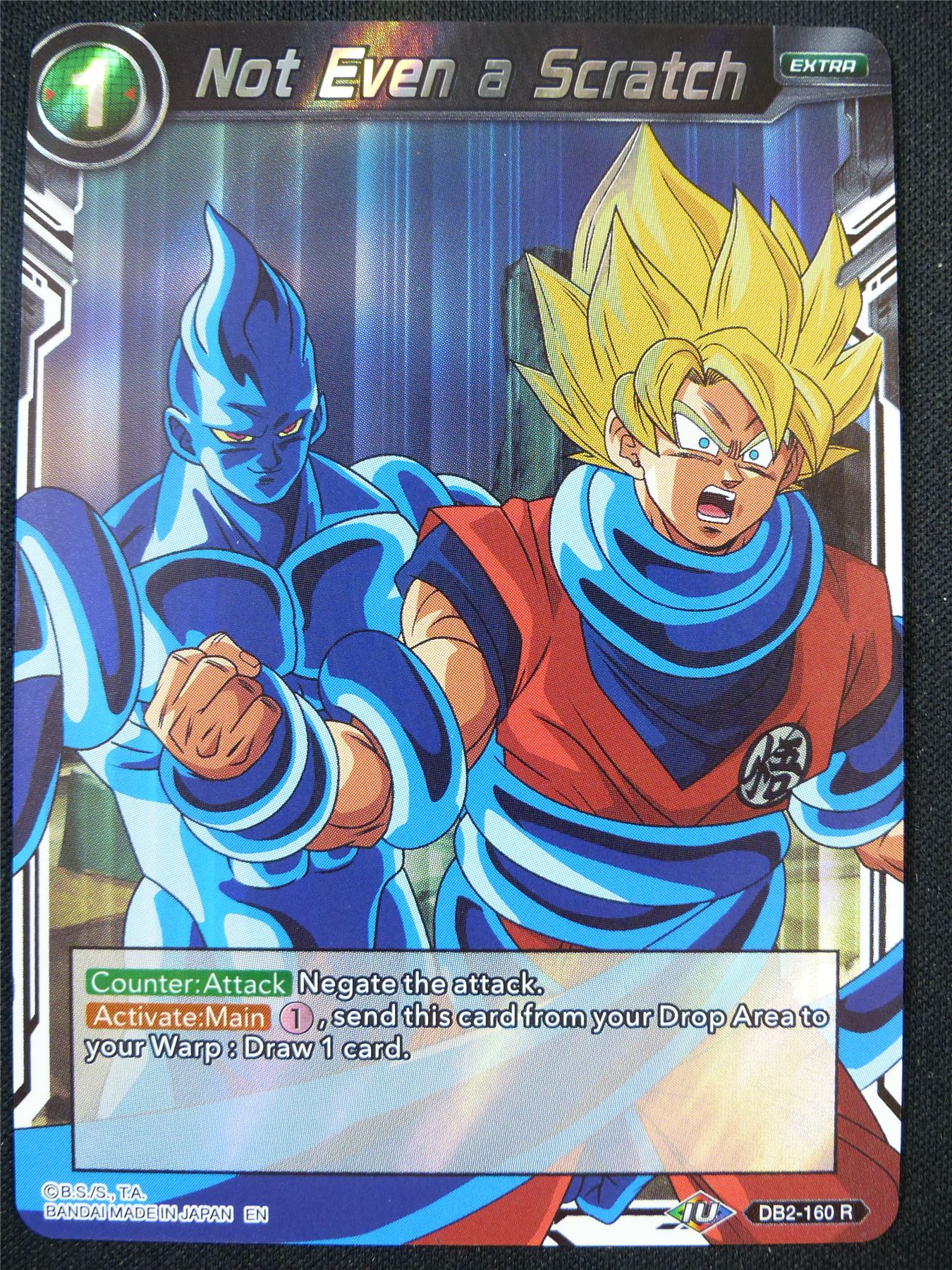 Not Even a Scratch DB2-160 R Foil - Dragon Ball Super Card #9M