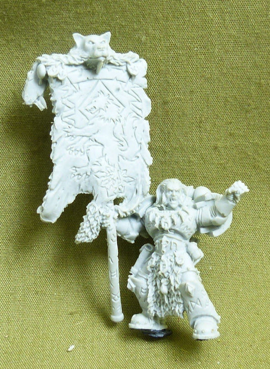 Grey Hunter with Wolf Standard Finecast - Space Wolves - Warhammer 40K #4XY