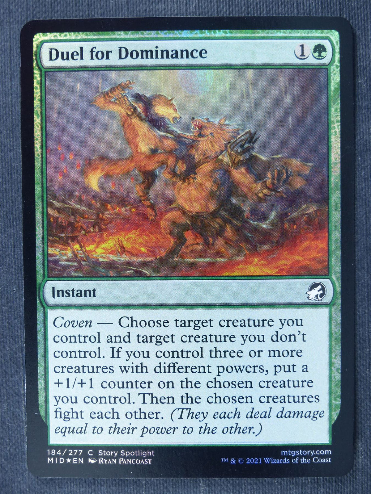 Duel of Dominance Foil - Mtg Magic Cards #413