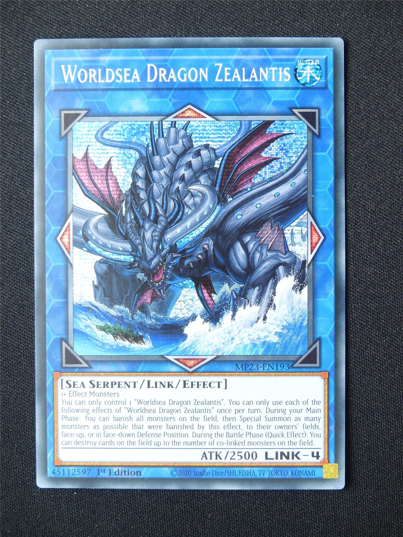 Worldsea Dragon Zealantis MP23 Secret Rare - 1st ed Yugioh Card #5SL