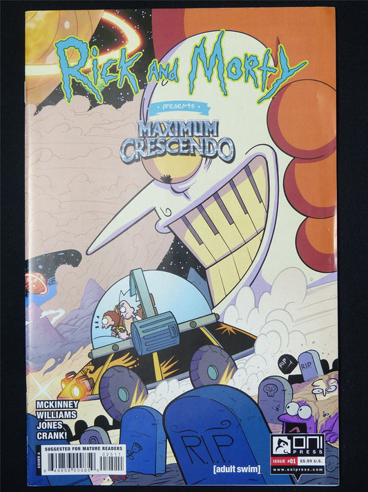 RICK and Morty Presents Maximum Cresceno #1 - B&B Oni Press Comic #8O8