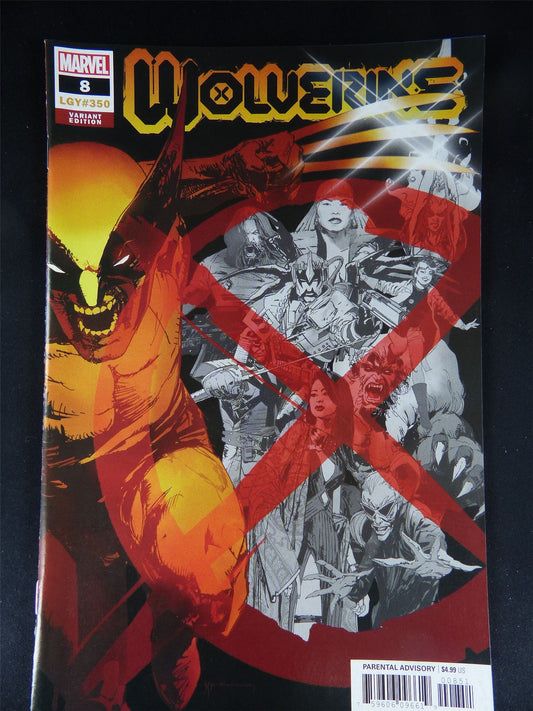 WOLVERINE #8 Variant Cvr - Marvel Comic #344