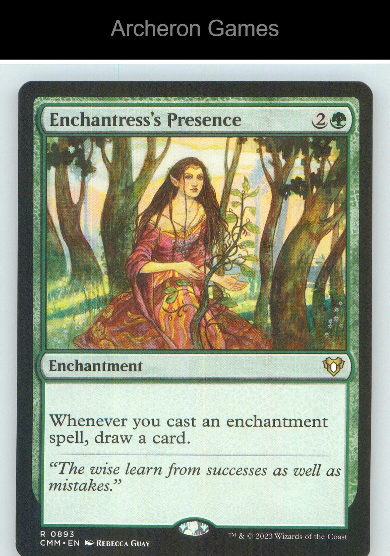 Enchantress's Presence CMM 893 R MTG Card NM/EX+