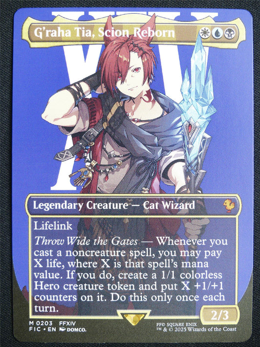 G'raha Tia Scion Reborn Borderless - FIC - Mtg Card #1YB