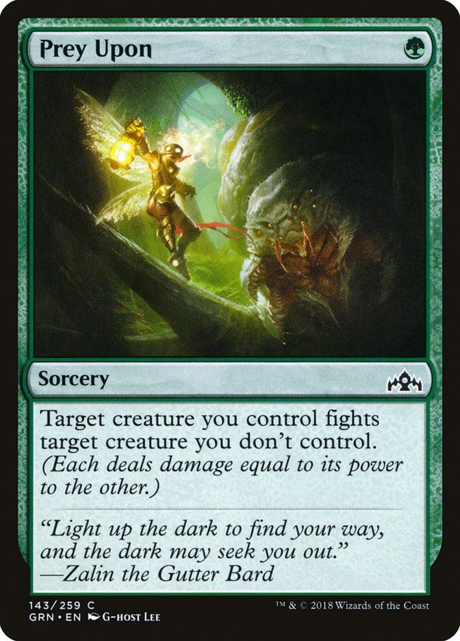 Prey Upon - Guilds of Ravnica grn
