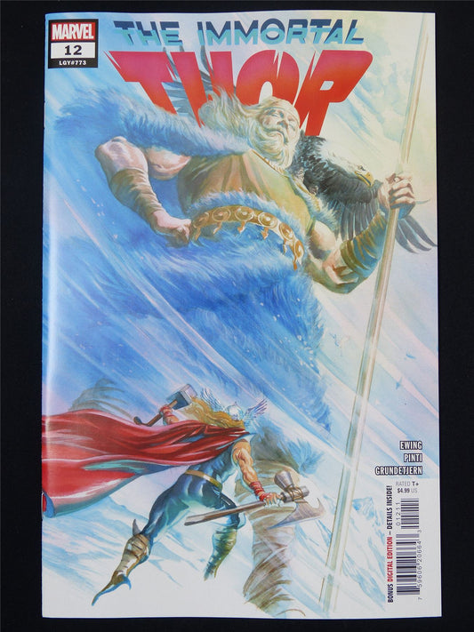 The Immortal THOR #12 - Aug 2024 Marvel Comic #21S