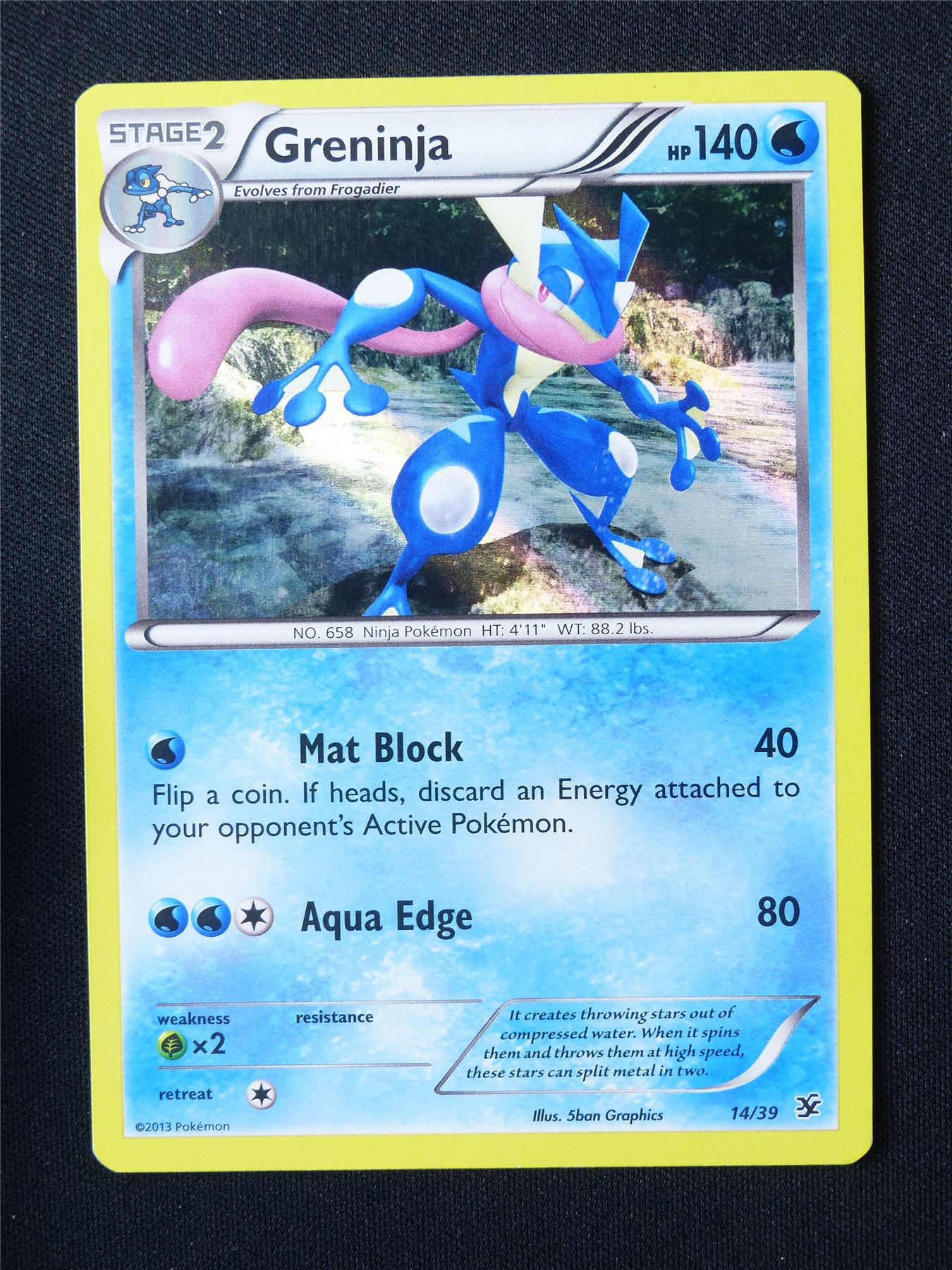 Greninja 14/39 Holo - Pokemon Card #5WX