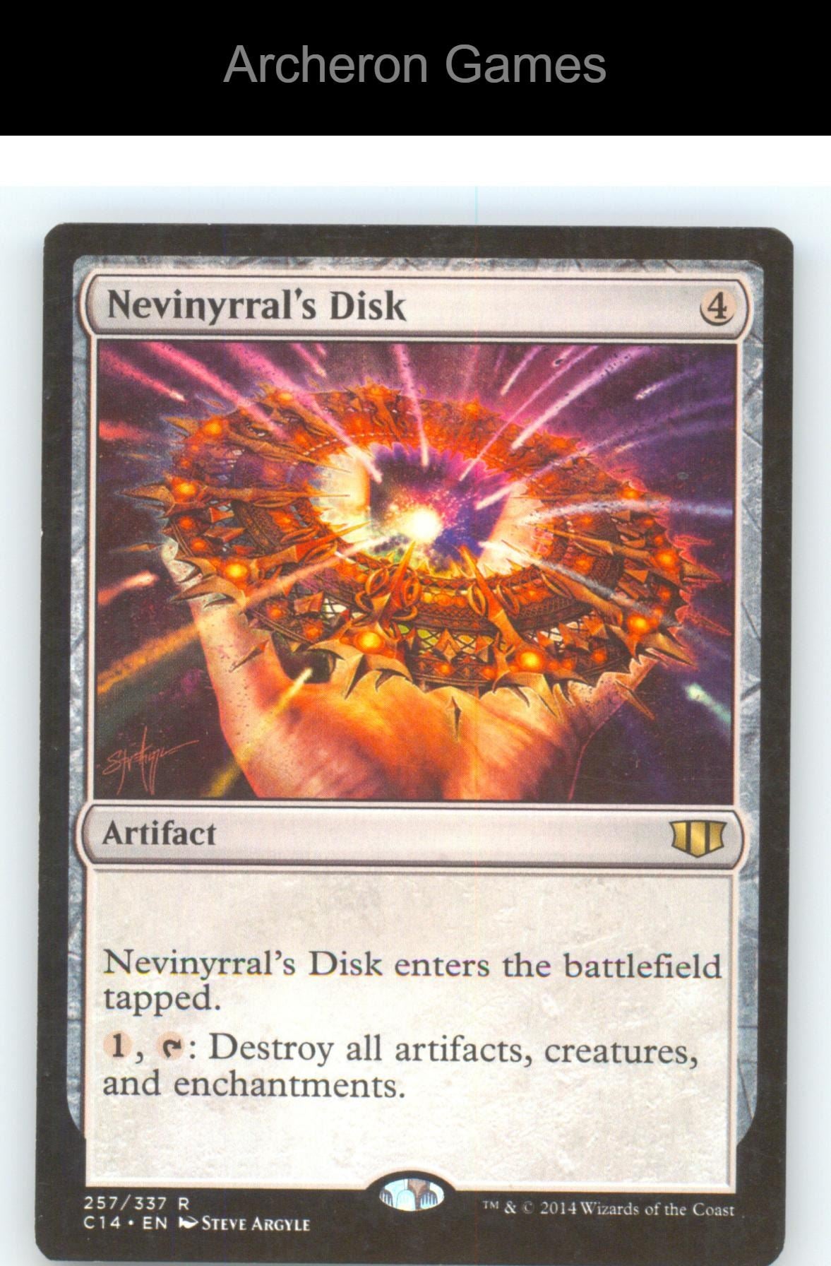 Nevinyrral's Disk C14 257 R MTG Card NM/EX+
