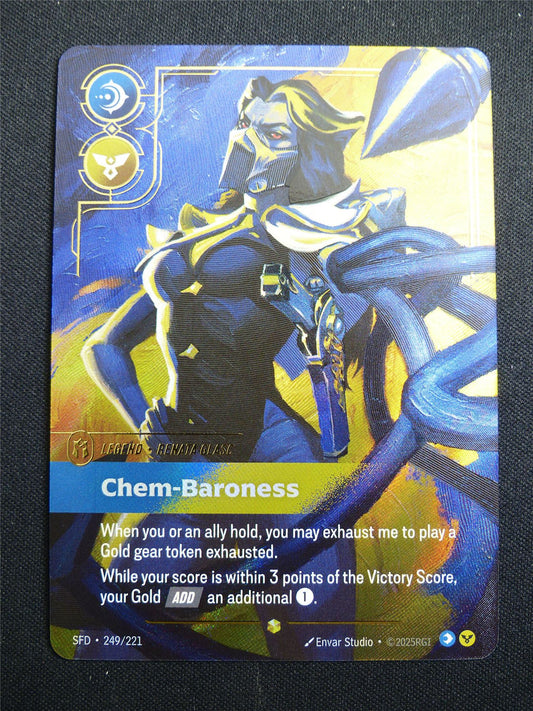 Renata Glasc Chem-Baroness SFD 249/221 Overnumber Rare - Riftbound Card #3J4