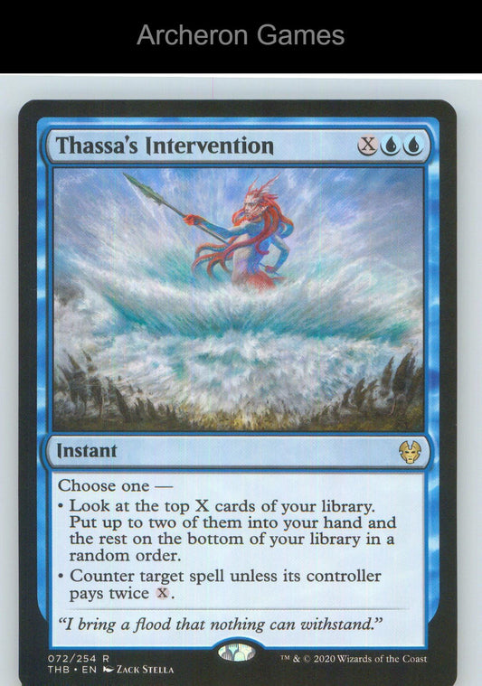 Thassa's Intervention THB 72 R MTG Card NM/EX+