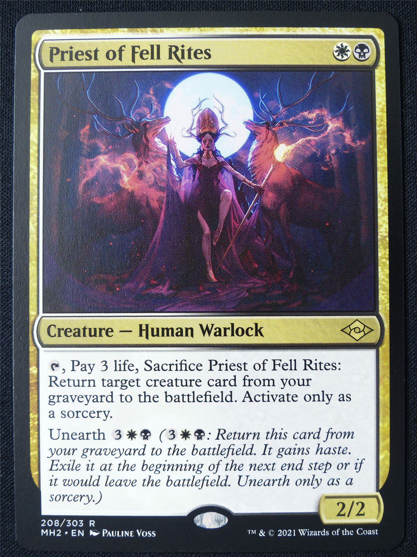 Priest of Fell Rites - MH2 - Mtg Card #1LK