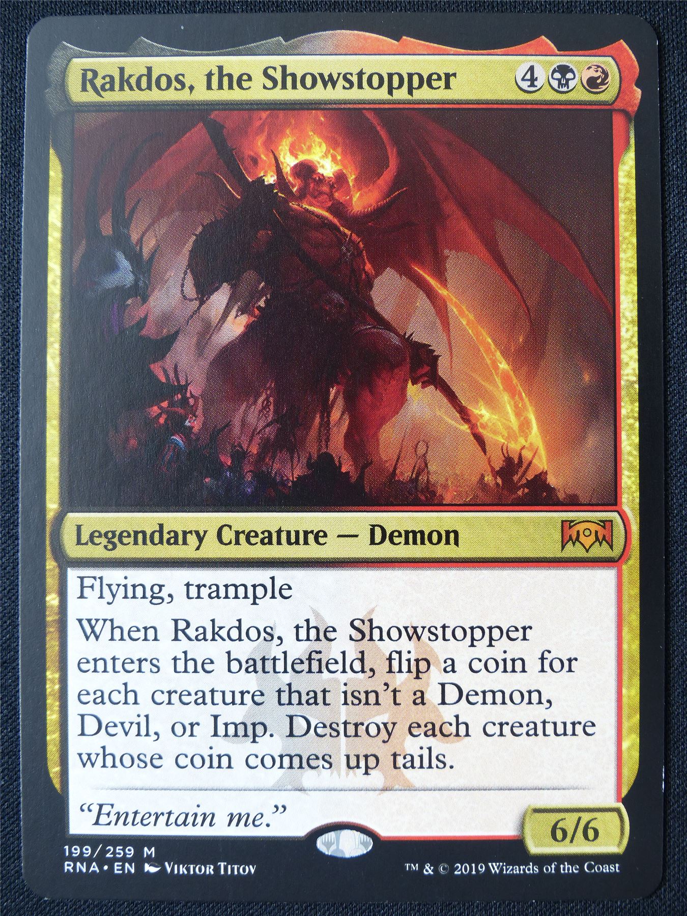 Rakdos the Showstopper - RNA - Mtg Card #1LC