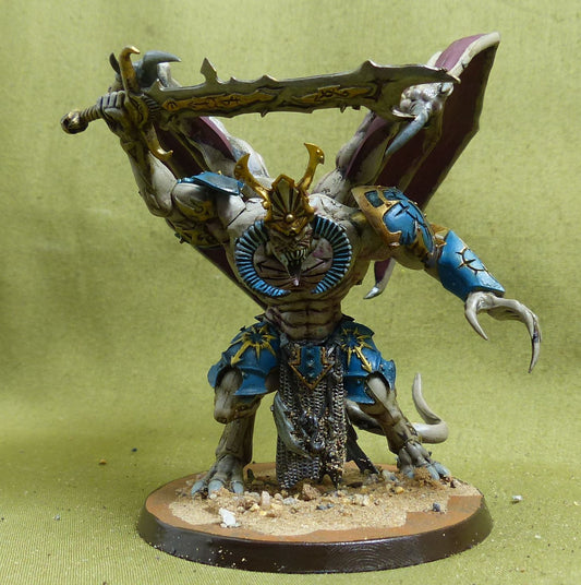 Daemon Prince painted - Thousand Sons - Warhammer 40K #5SX